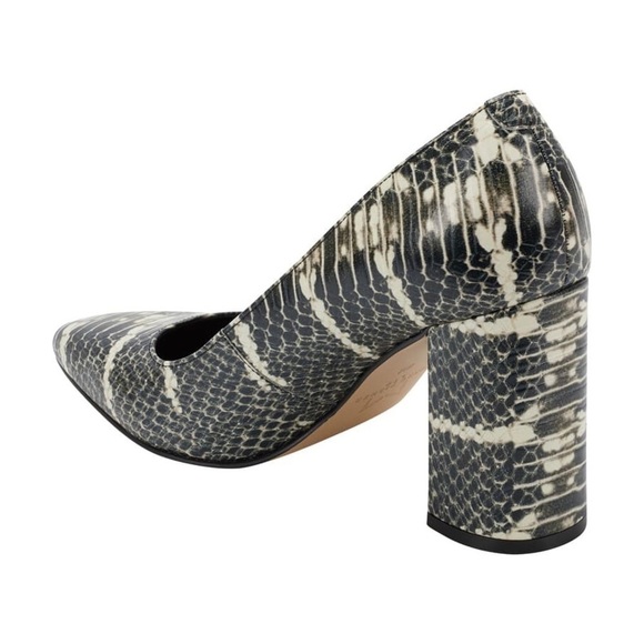 Marc Fisher Razili Snake Embossed Leather Pump 7.5 - Picture 13 of 16